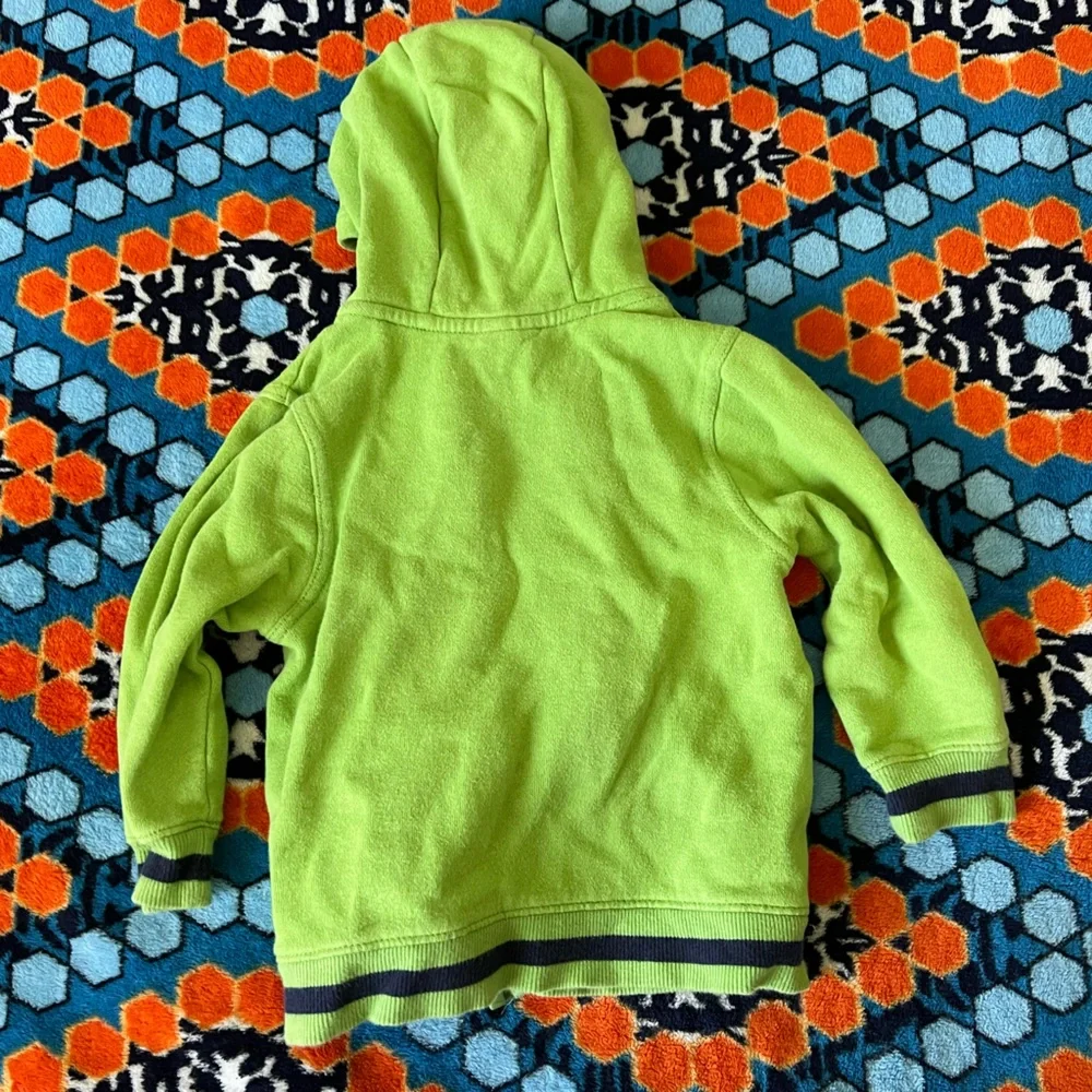 Gymboree Boys Cotton Green Frog Zip Up Sweatshirt